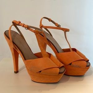 Zara Collection 1920’s Inspired Orange Heels